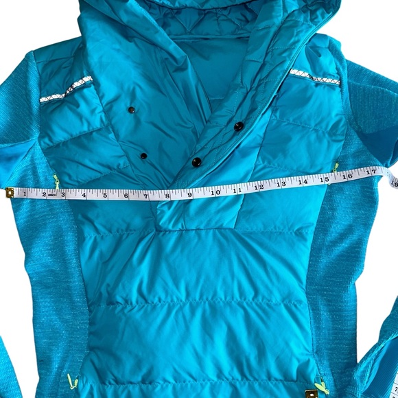 Lululemon Fluff Off Pullover Goose Down Light Aqua Blue Sz 6 - Picture 15 of 17